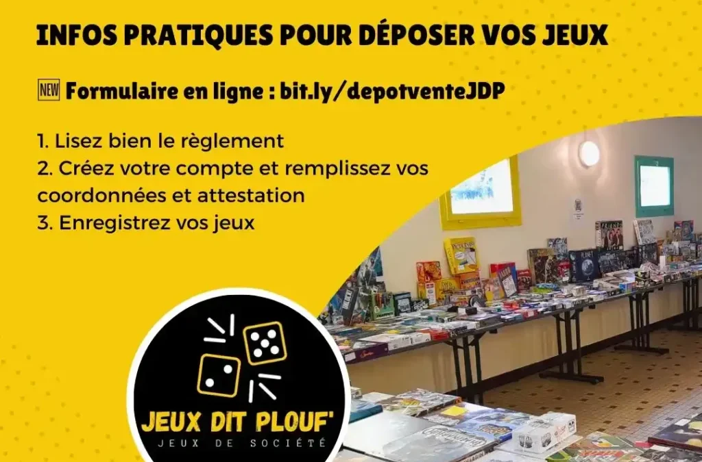 Dépôt : infos pratiques