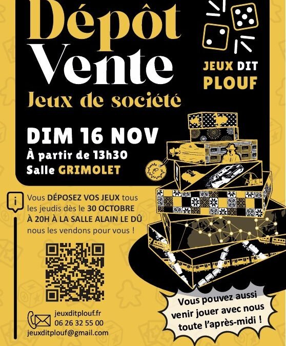 Dépôt-vente 2025 arrive…